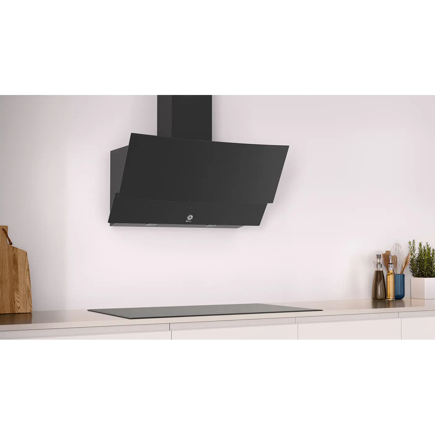 Campana decorativa de pared inclinada BALAY 80 cm · 3BC585GN 5