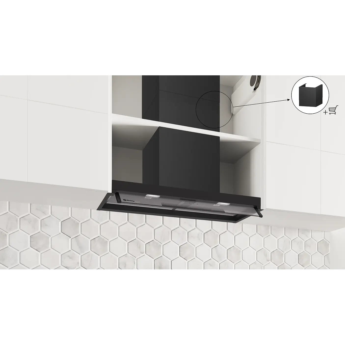 Campana decorativa integrable BALAY 80 cm · 3BD885MM 7