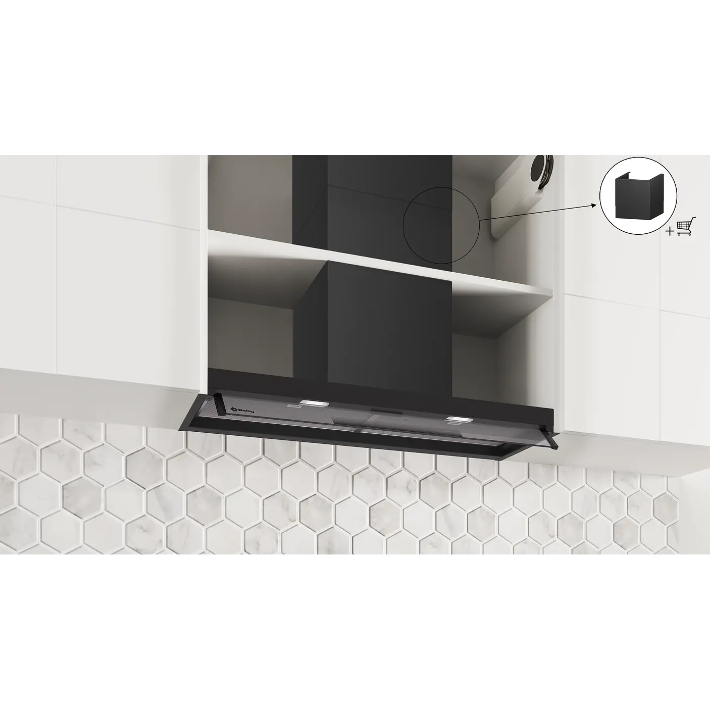 Campana decorativa integrable BALAY 90 cm · 3BD895MM 6