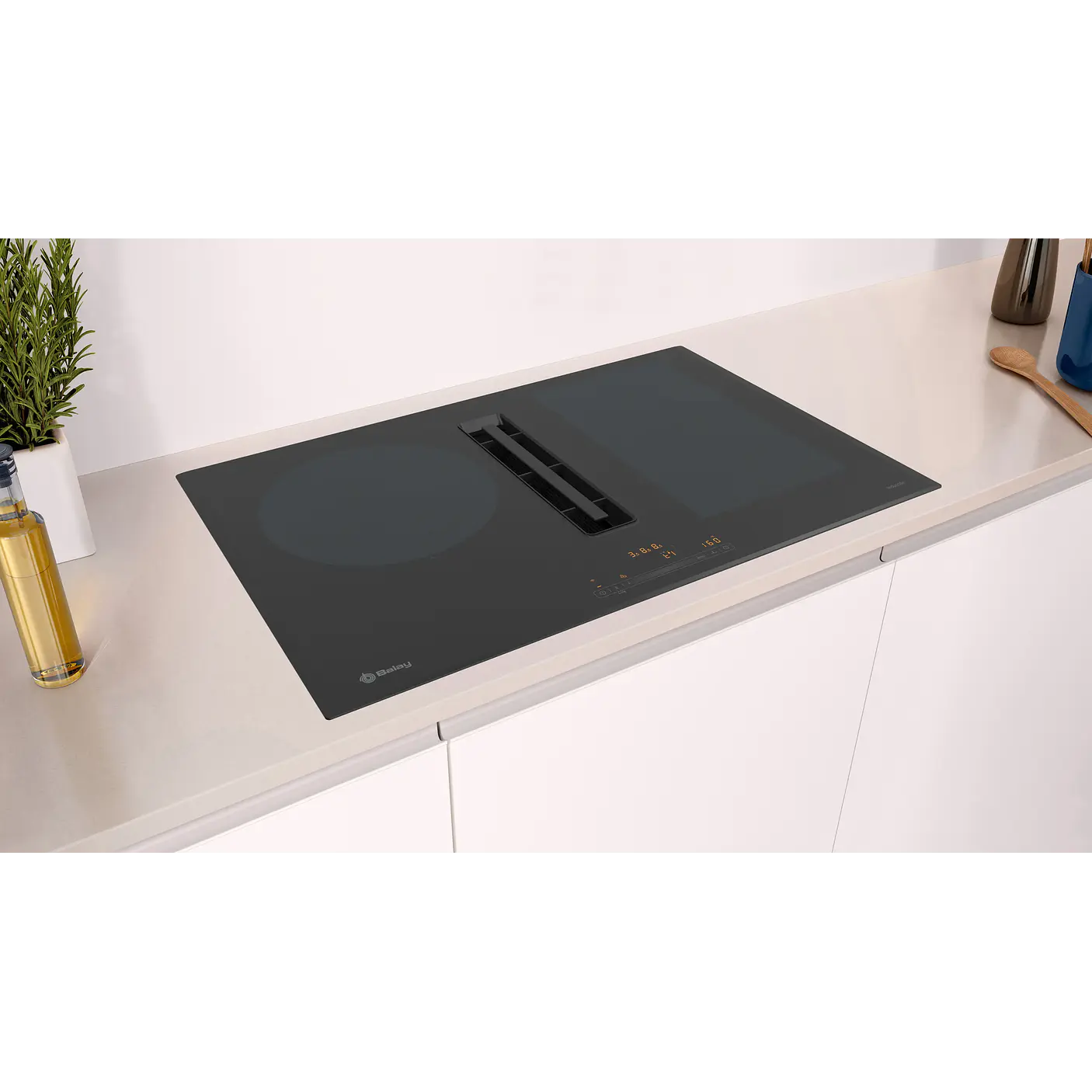 Placa de Inducción con Extractor Integrado BALAY 80 cm · 3EBC989LH 3