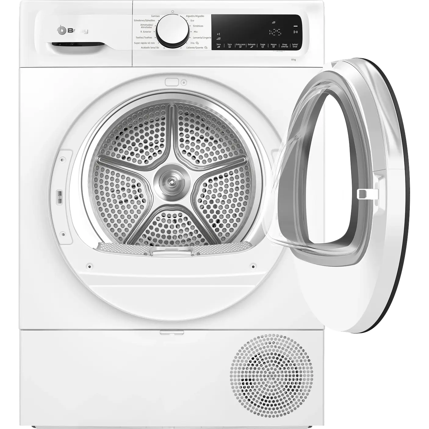 Secadora con bomba de calor, 8 kg, Blanco BALAY · 3SB080BE 2