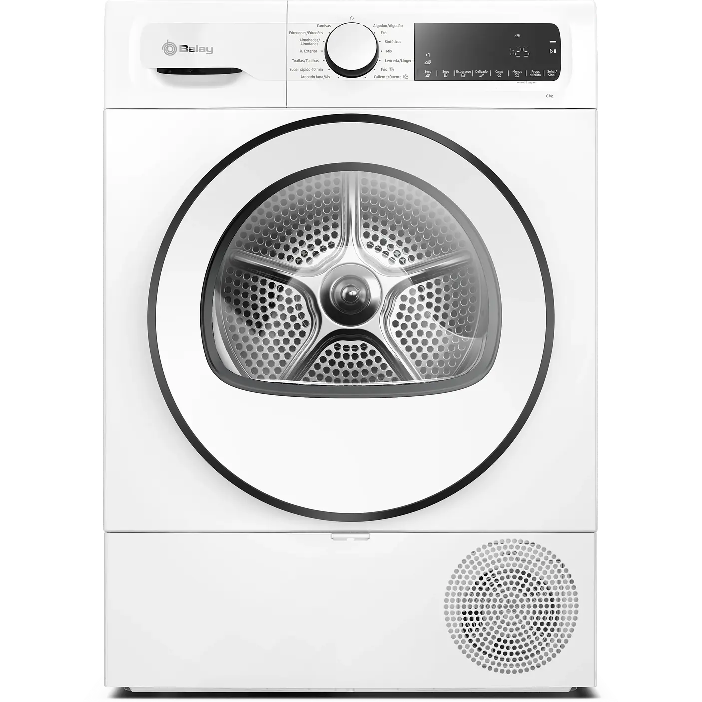 Secadora con bomba de calor, 8 kg, Blanco BALAY · 3SB080BE 1