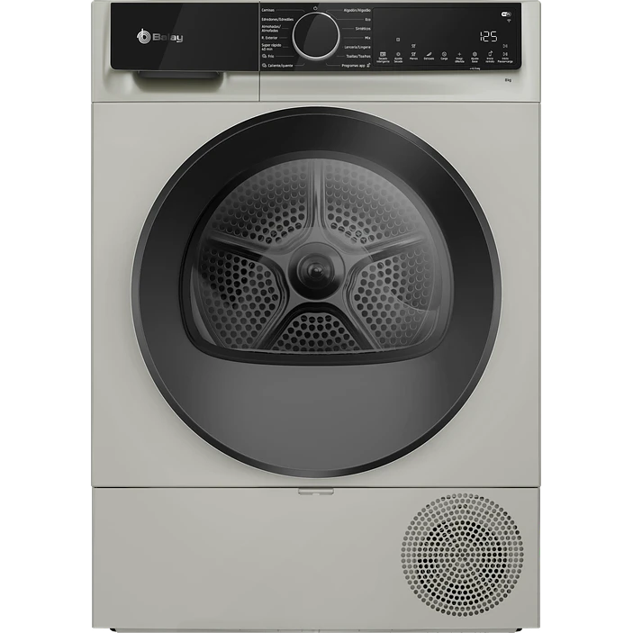 Secadora con bomba de calor, 9 kg, Acero mate antihuellas BALAY · 3SB093XC 1
