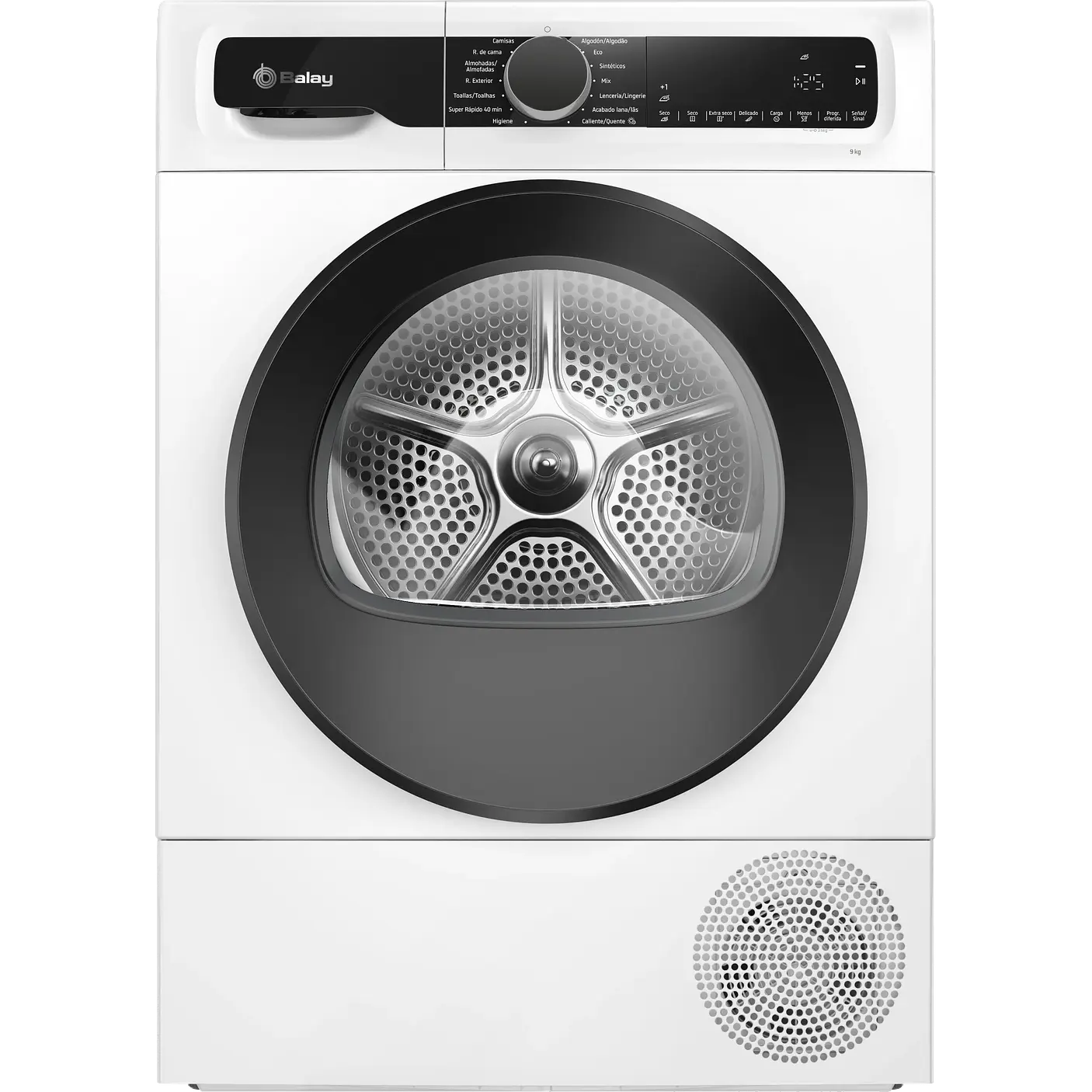 Secadora con bomba de calor, 9 kg, Blanco BALAY · 3SB3091BR 1