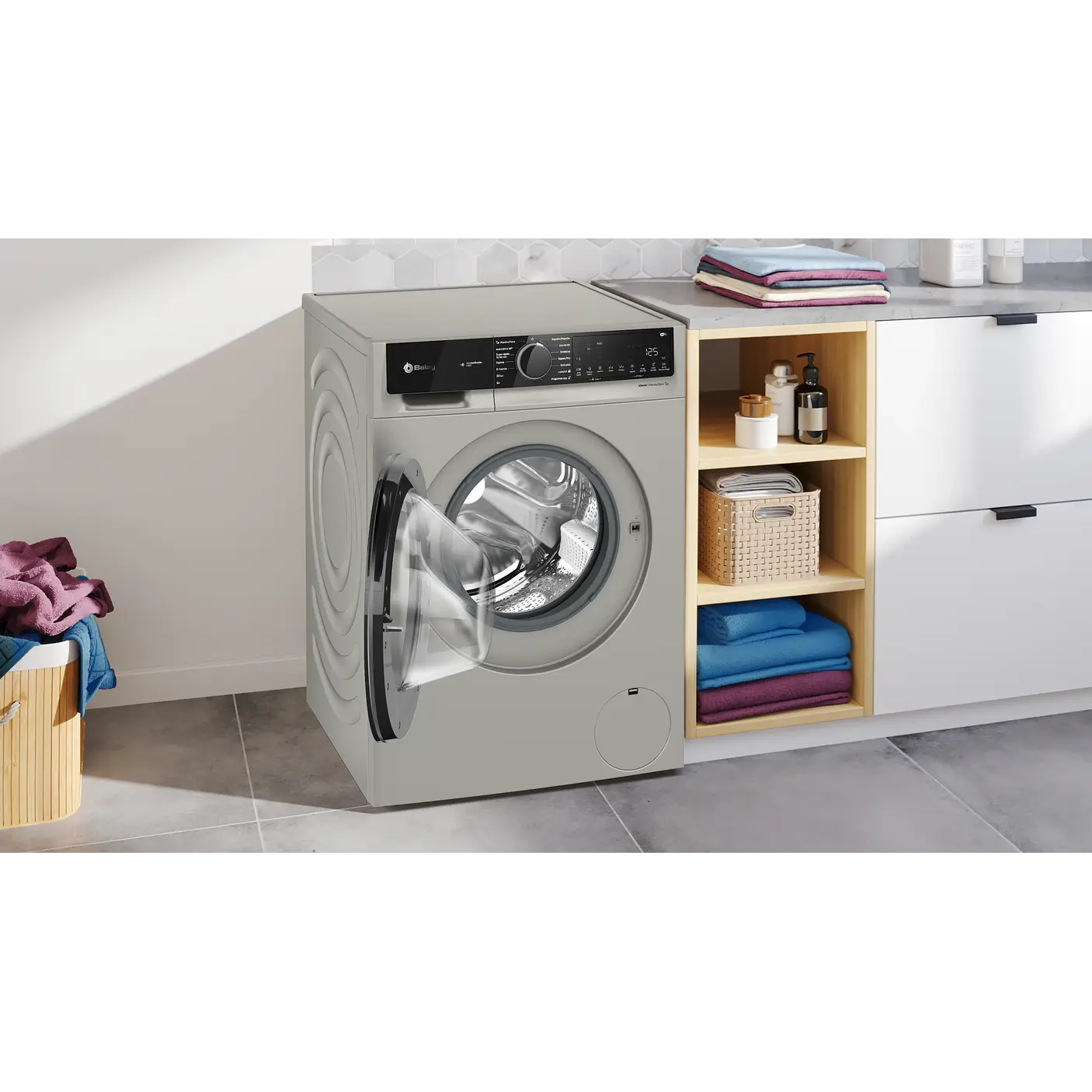 Lavadora con Programa Plancha, 10 kg, máx. 1400 rpm, Acero mate antihuellas BALAY · 3TS3104XH 7