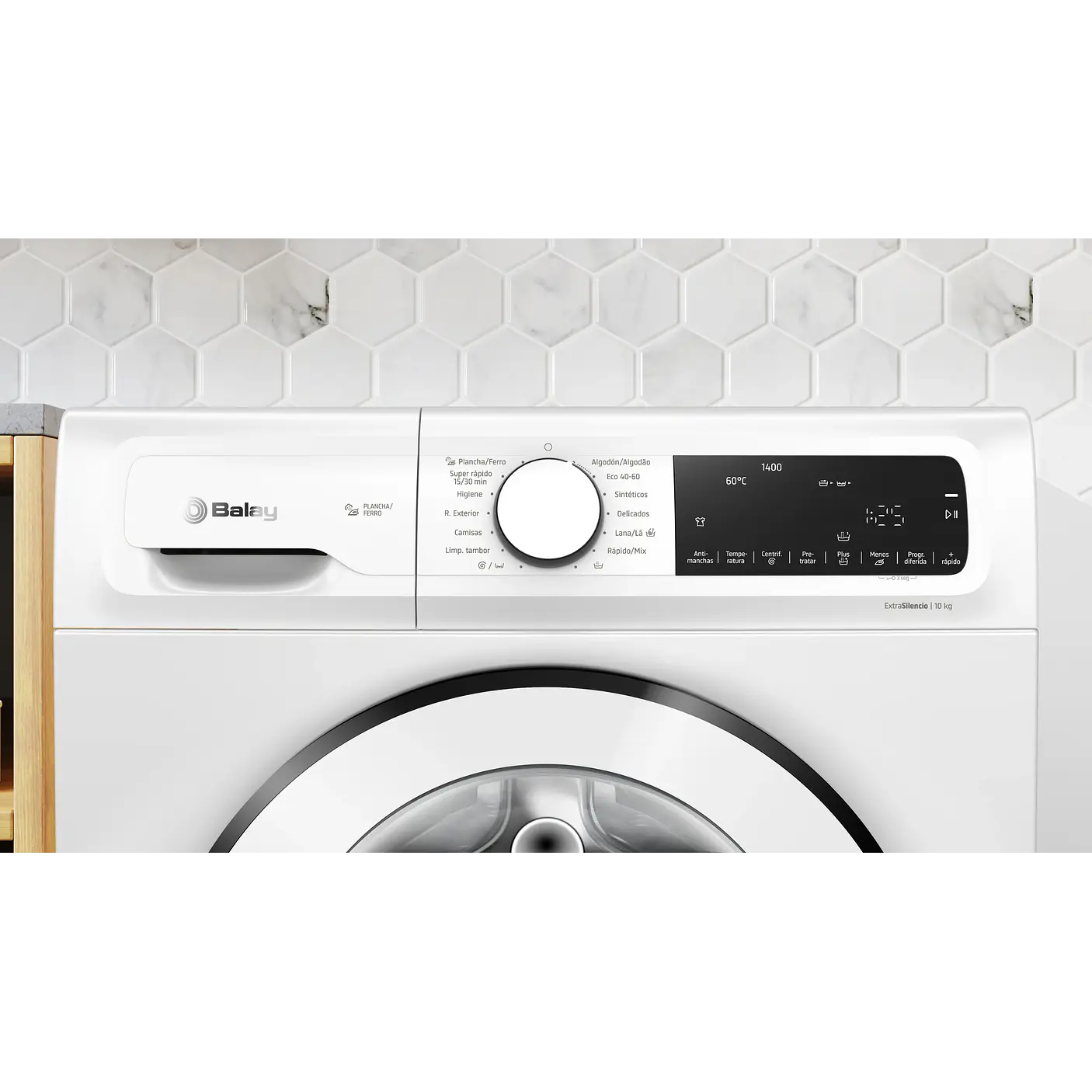 Lavadora con Programa Plancha, 10 kg, máx. 1400 rpm, Blanco BALAY · 3TS3107BD 2