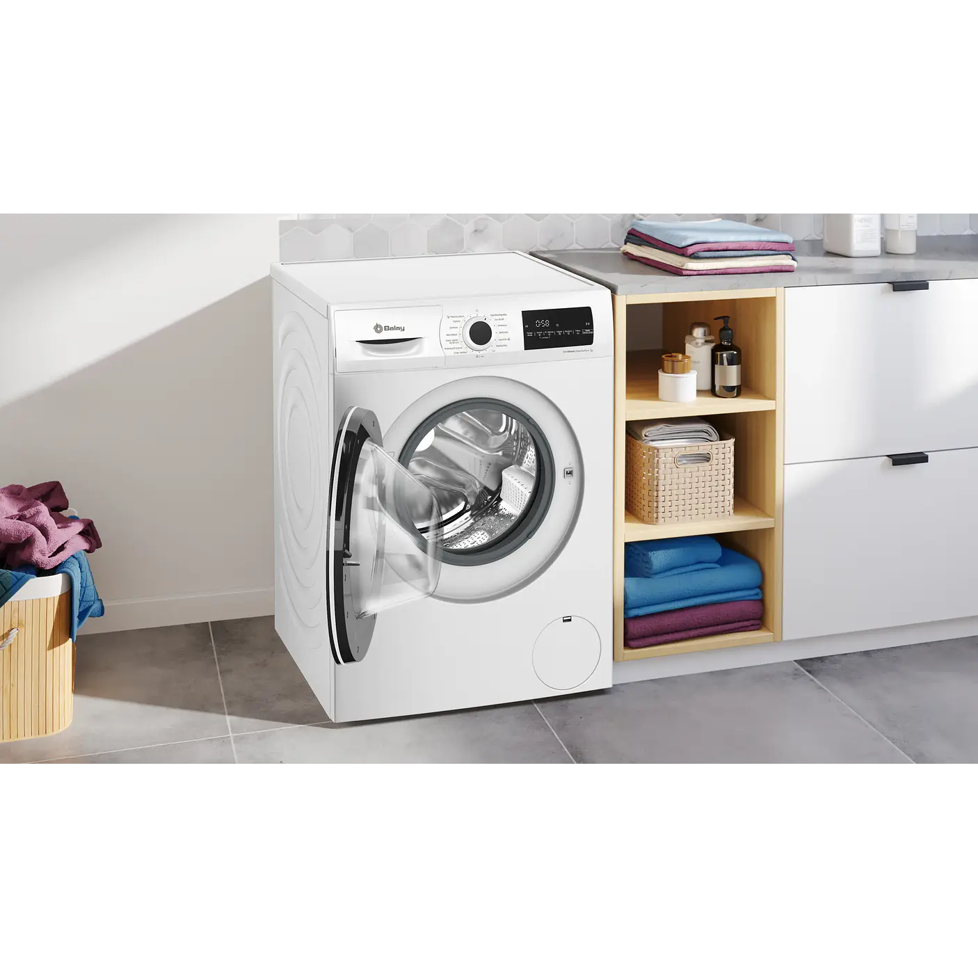 Lavadora con Programa Plancha, 8 kg, máx. 1400 rpm, Blanco BALAY · 3TS385B 5