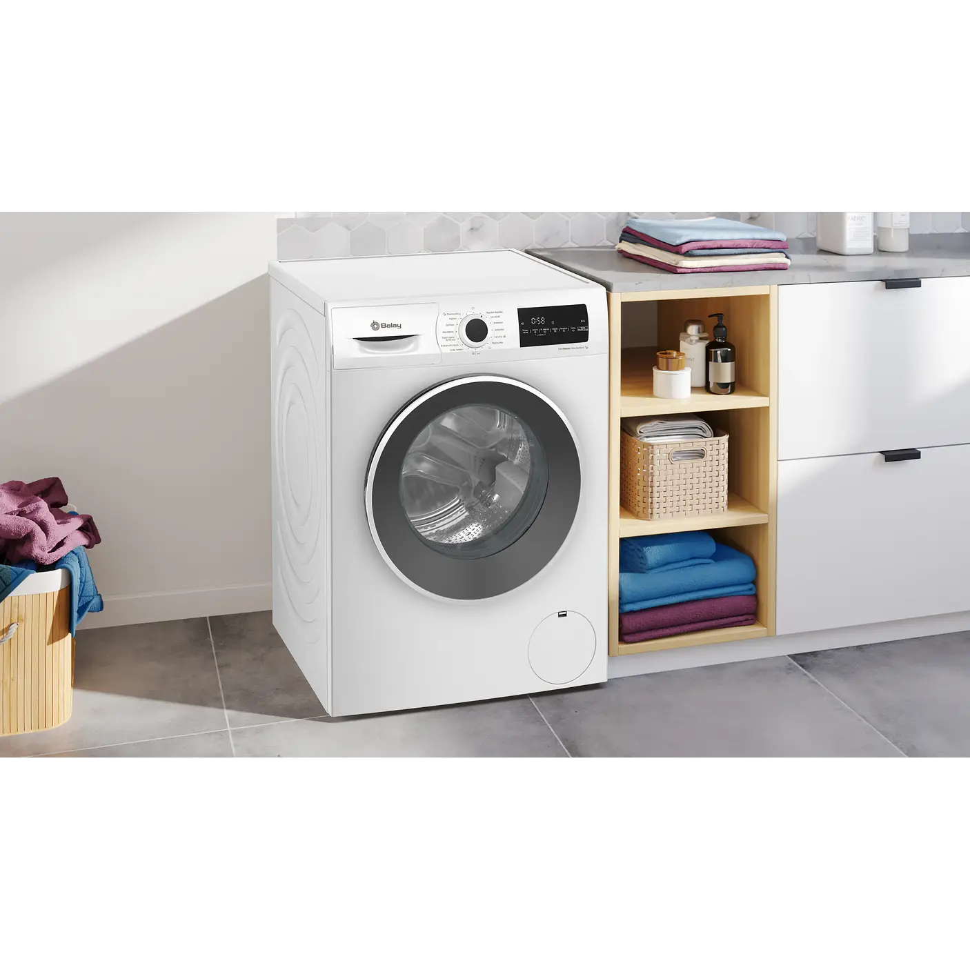 Lavadora con Programa Plancha, 8 kg, máx. 1400 rpm, Blanco BALAY · 3TS385B 4