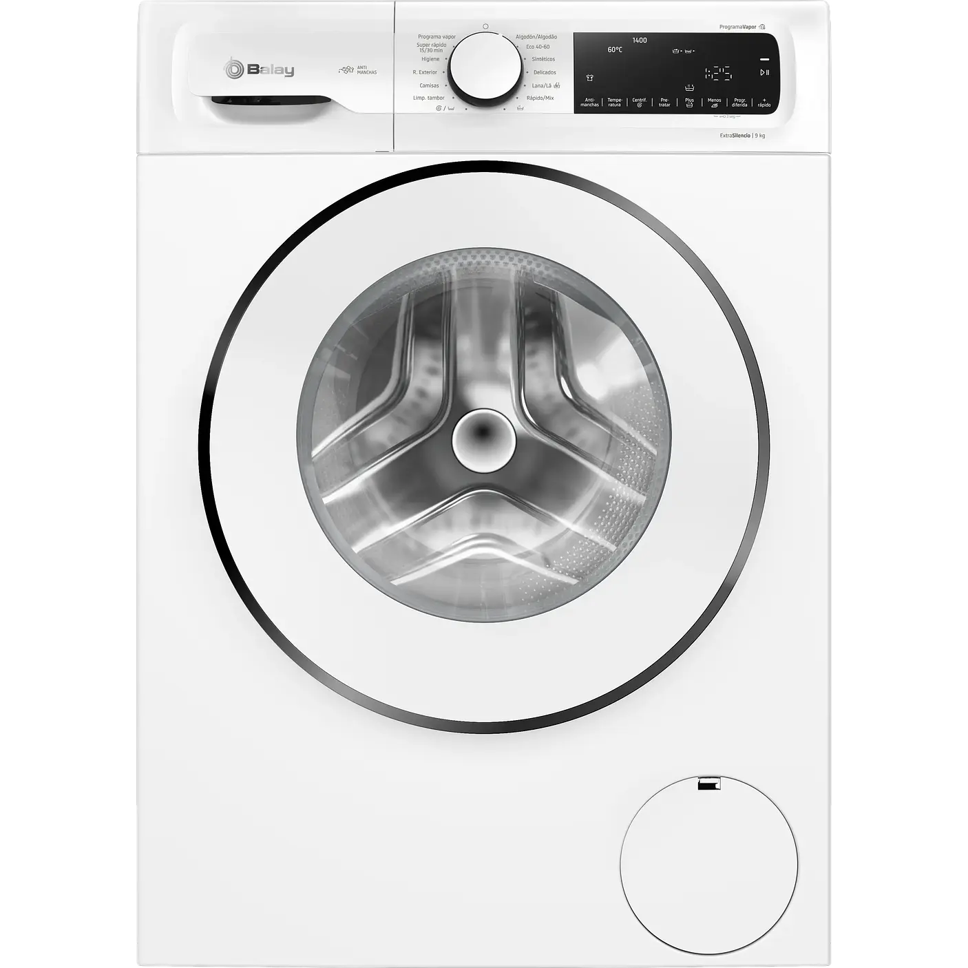 Lavadora con Programa Plancha, 9 kg, máx. 1400 rpm, Blanco BALAY · 3TS395BS 1
