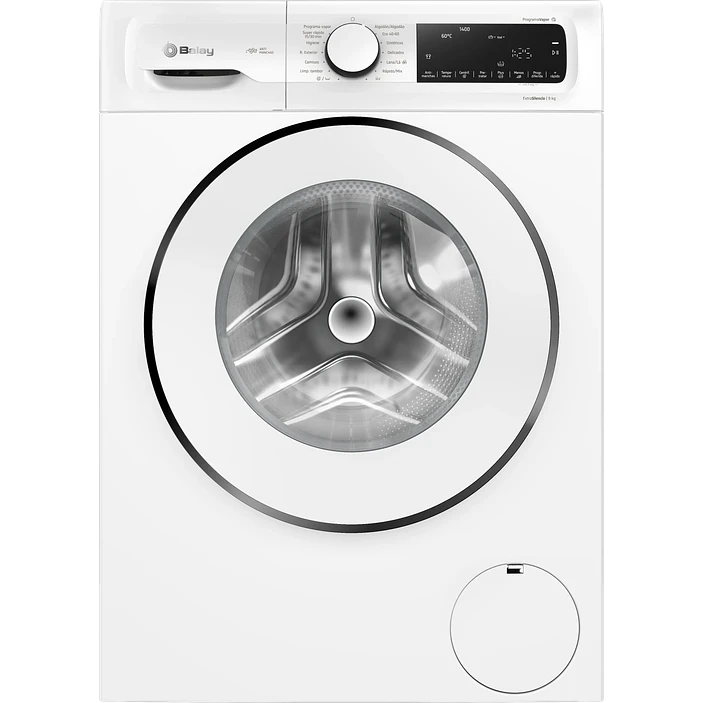 Lavadora con Programa Plancha, 9 kg, máx. 1400 rpm, Blanco BALAY · 3TS395BS 1