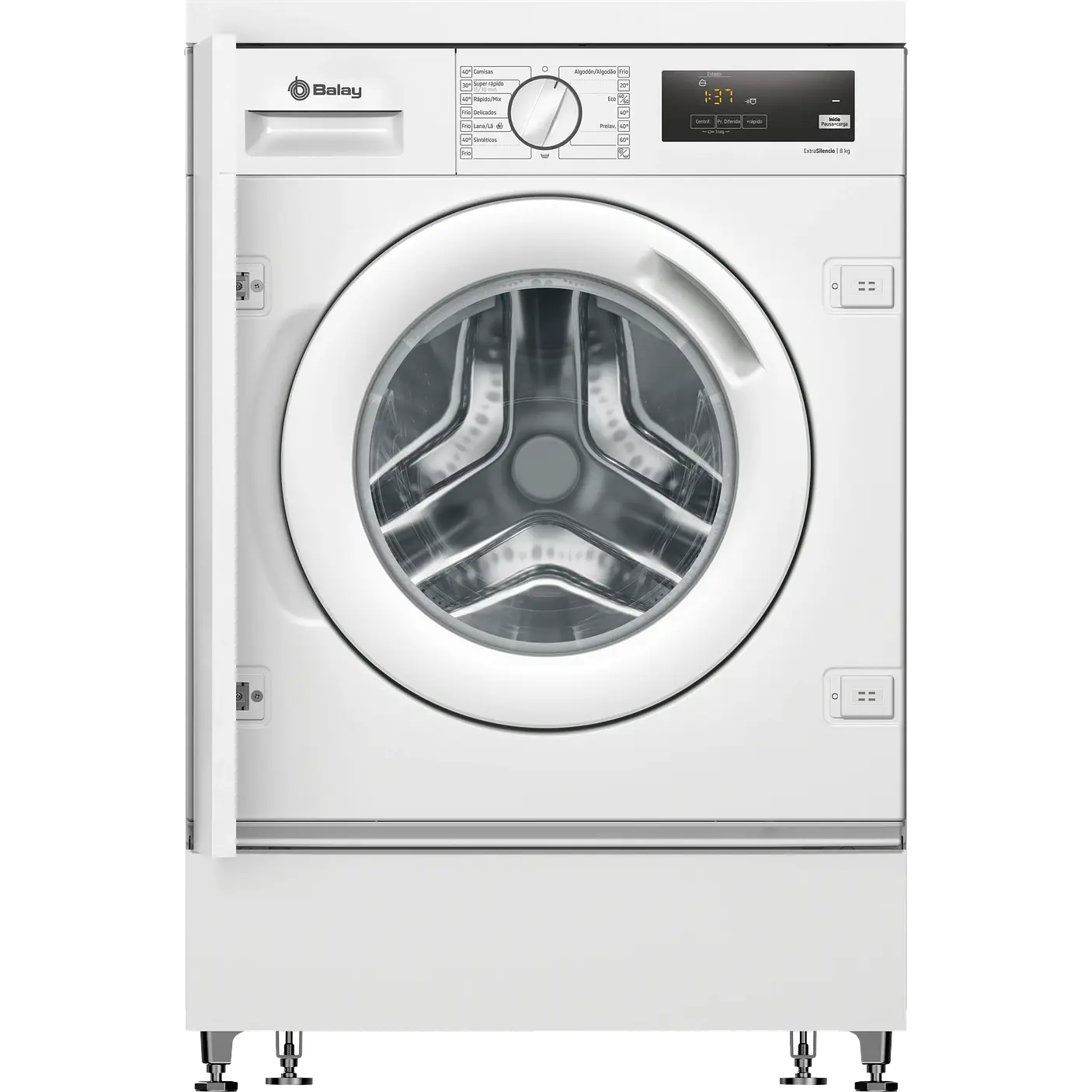 Lavadora totalmente integrable, 8 kg, máx. 1400 rpm, Blanco BALAY · 3TI987B 1