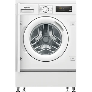 Lavadora totalmente integrable, 8 kg, máx. 1400 rpm, Blanco BALAY · 3TI987B