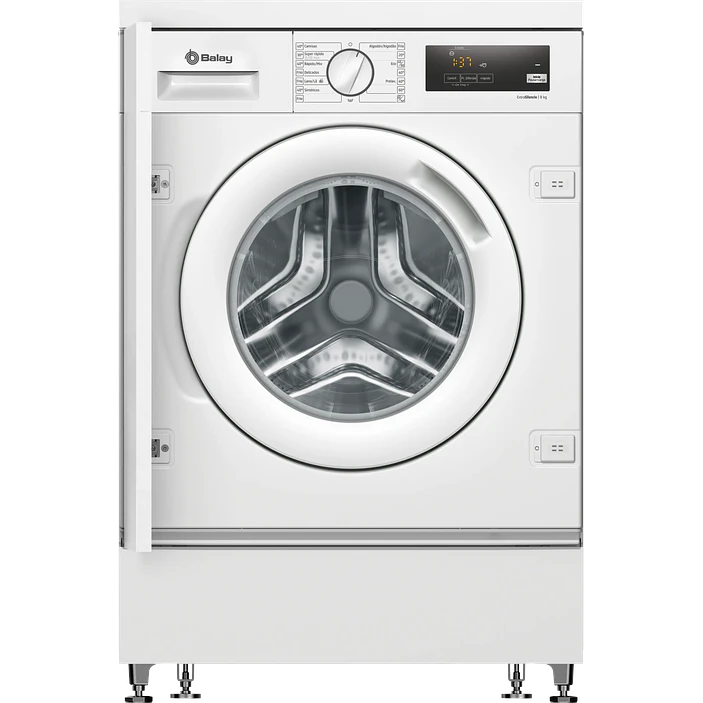 Lavadora totalmente integrable, 8 kg, máx. 1400 rpm, Blanco BALAY · 3TI987B 1