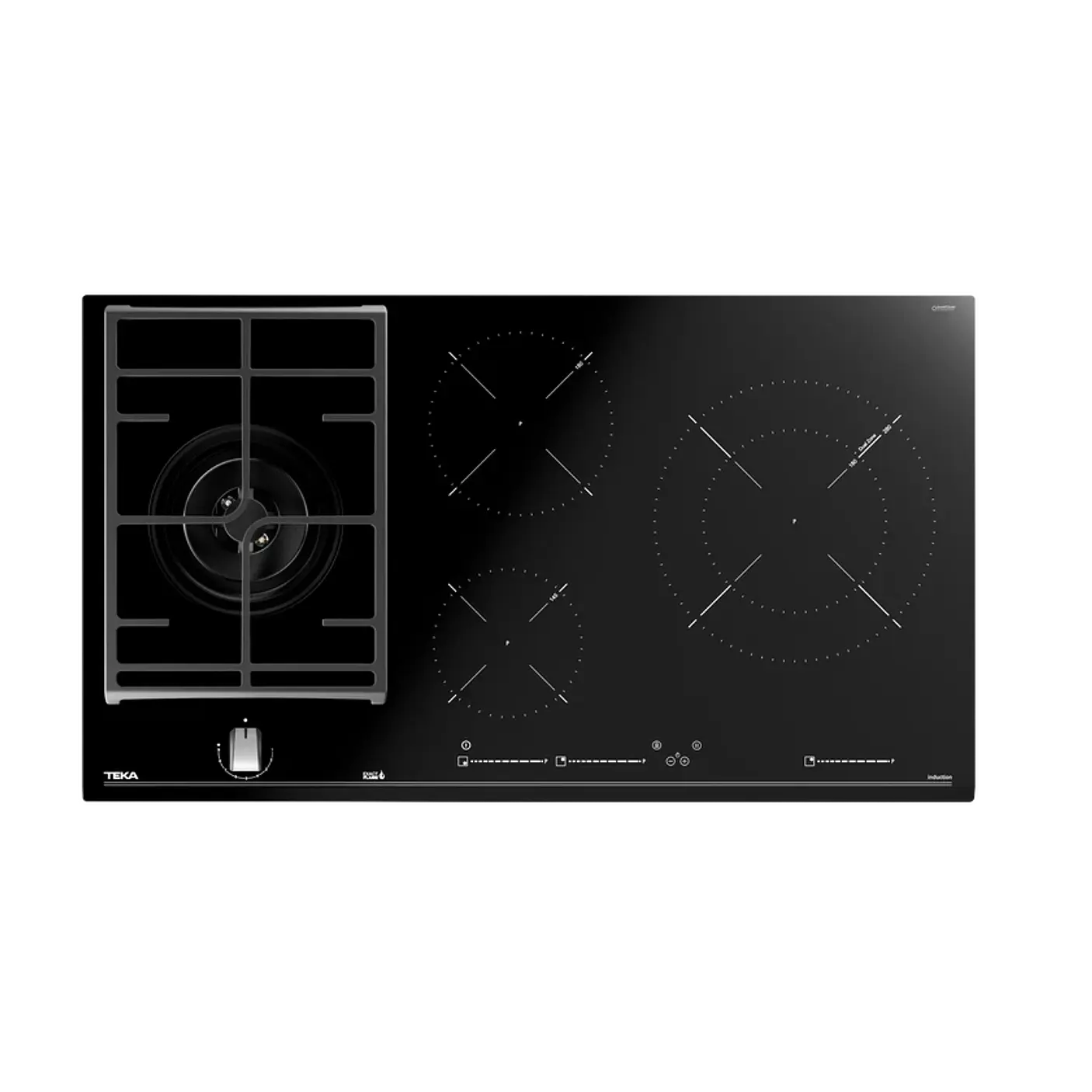 Placa Hybrid de 90cm con Touch Control Multislider y 4 zonas - TEKA  1