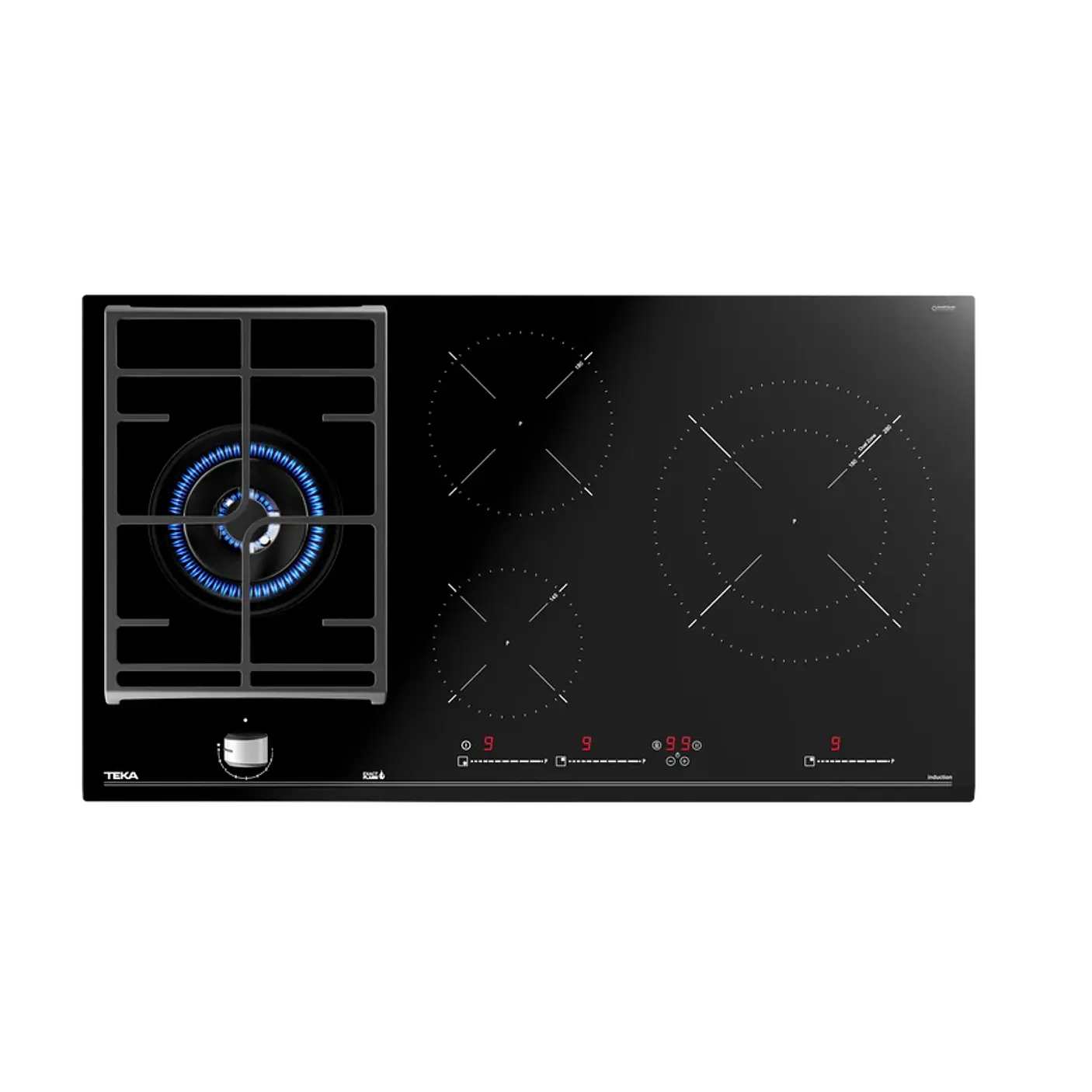 Placa Hybrid de 90cm con Touch Control Multislider y 4 zonas - TEKA  2