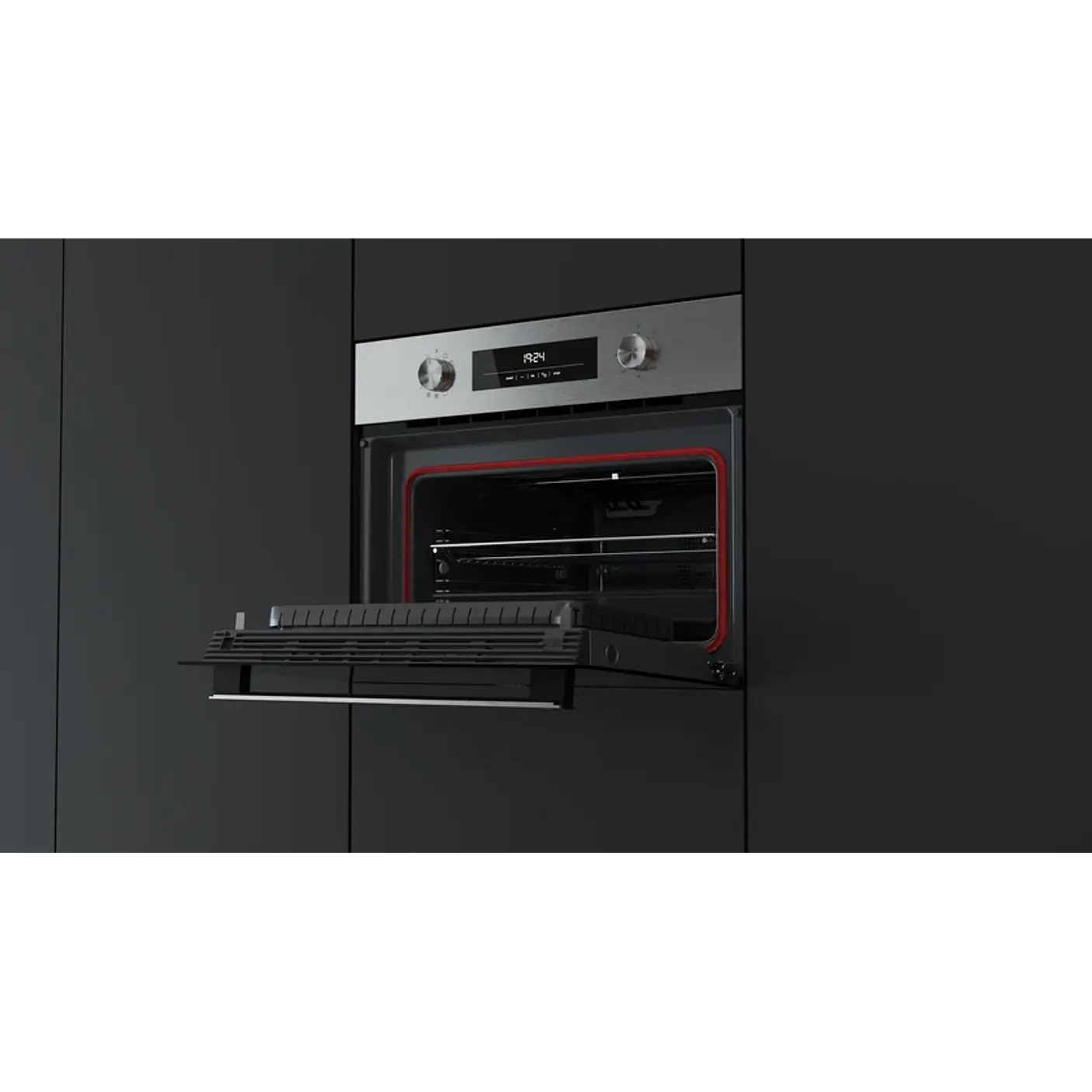 Horno multifunción compacto con microondas, 11 funciones y sistema HydroClean - TEKA 9