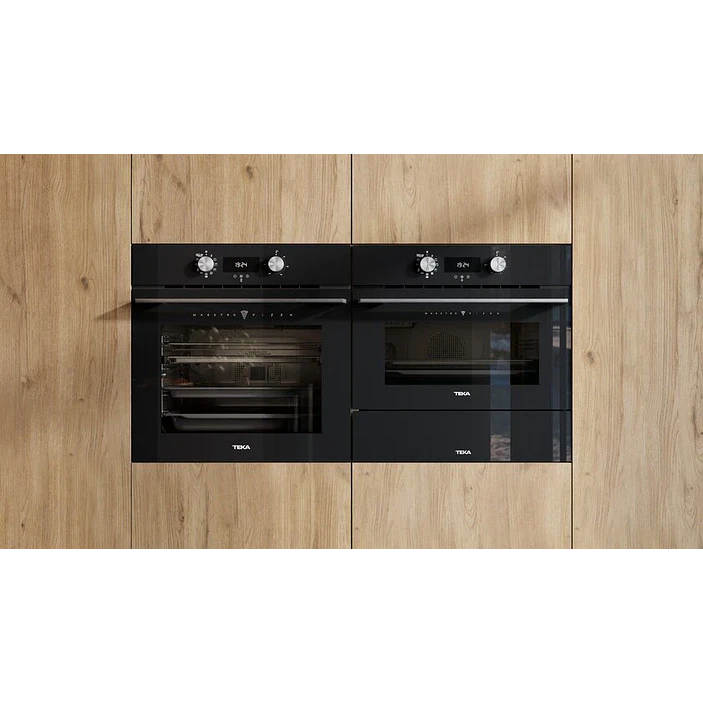 Horno pirolítico compacto con función especial para pizza 340ºC y piedra cerámica - TEKA 11