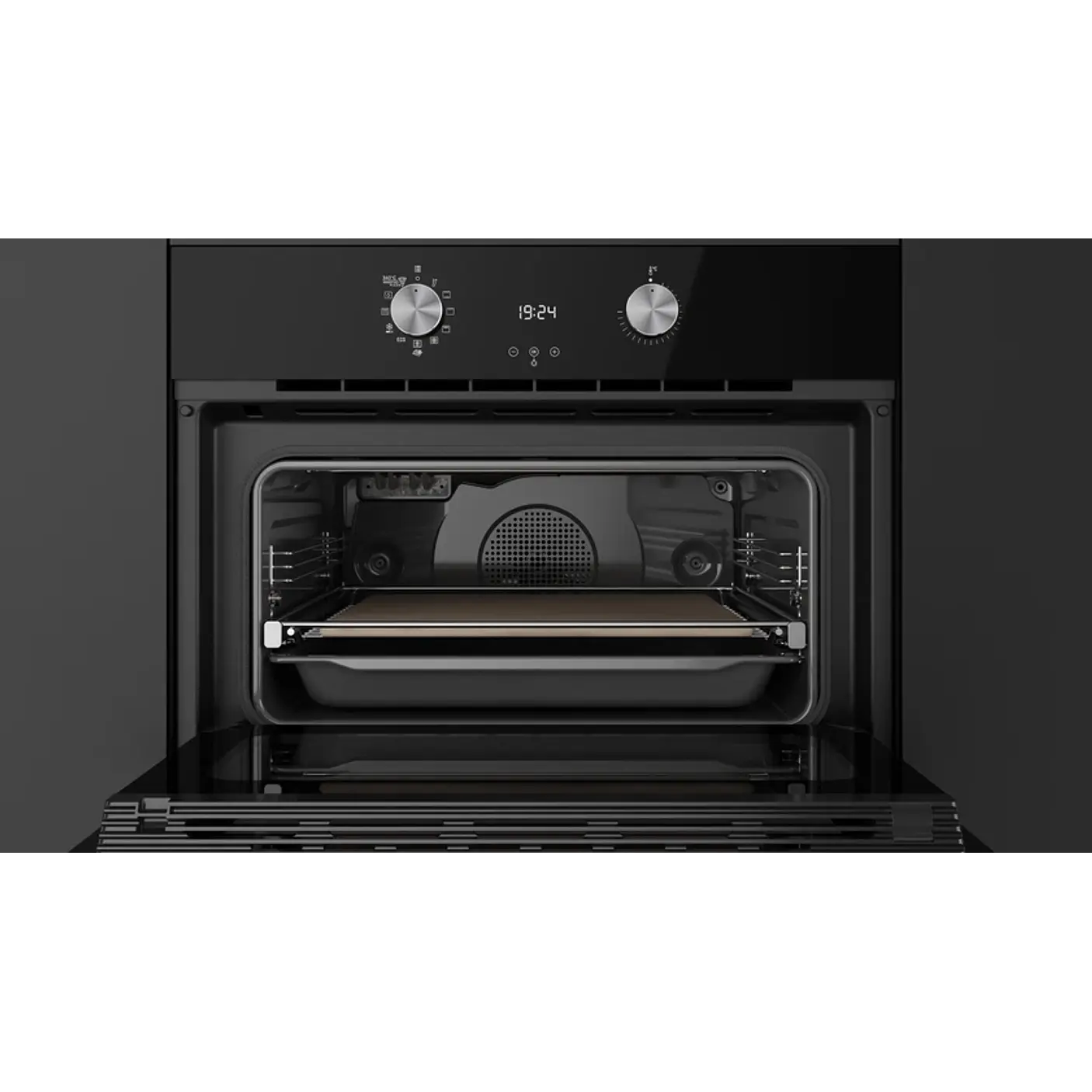 Horno pirolítico compacto con función especial para pizza 340ºC y piedra cerámica - TEKA 4