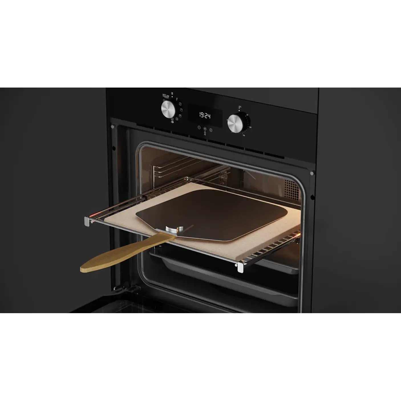 Horno pirolítico con función especial para pizza 340ºC y piedra cerámica - TEKA  6
