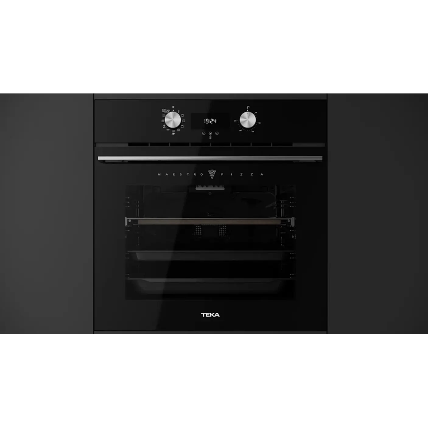 Horno pirolítico con función especial para pizza 340ºC y piedra cerámica - TEKA  2