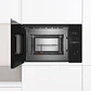Microondas integrable con grill 59 x 38 cm Cristal negro, Negro - BALAY - Miniatura 3