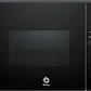 Microondas integrable con grill 59 x 38 cm Cristal negro, Negro - BALAY - Miniatura 1
