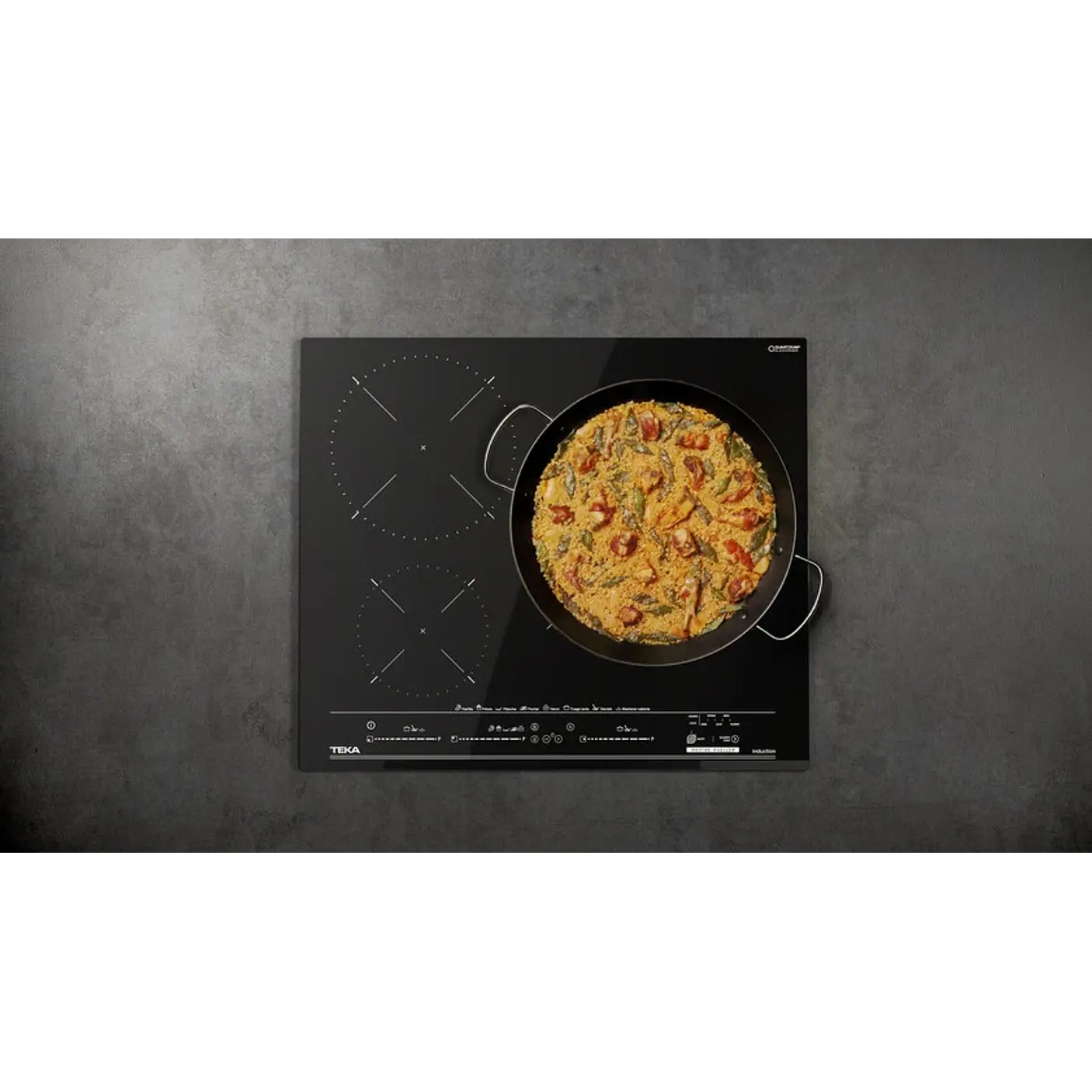 Placa de inducción con sensores de temperatura, zona XL y función especial Paella - TEKA 9