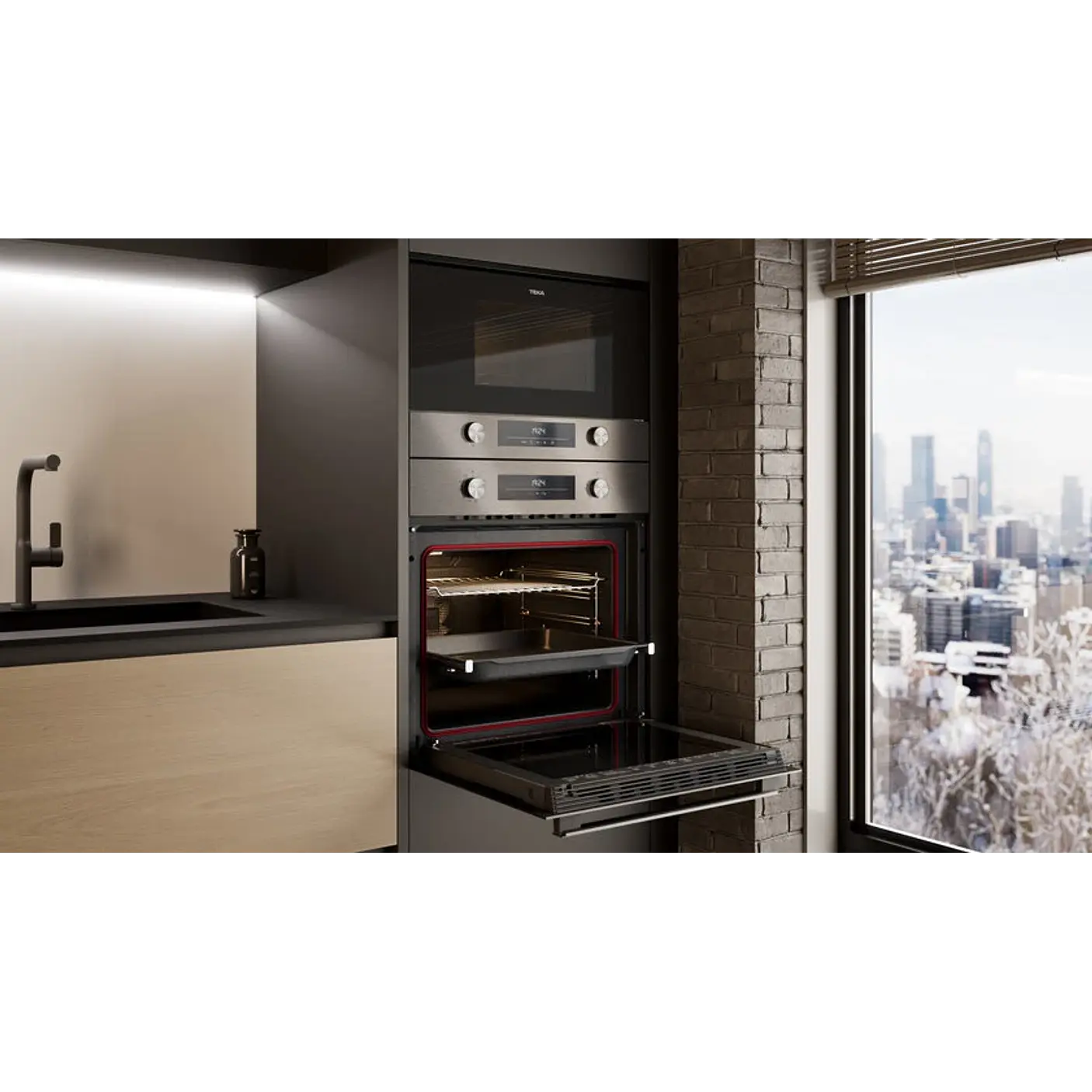 Horno multifunción con 8 funciones de cocinado y sistema HydroClean - TEKA 12