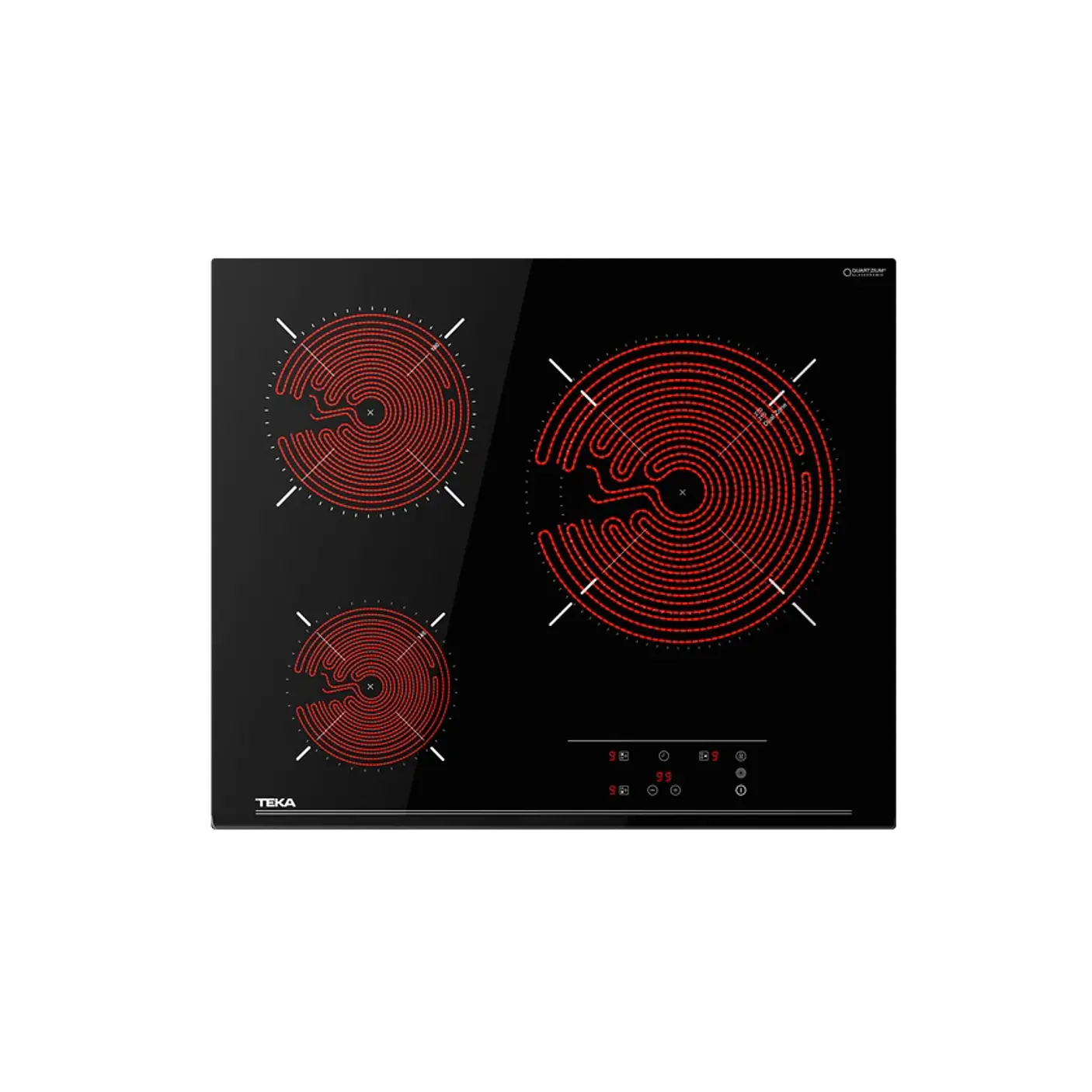 Vitrocerámica de 60 cm con 3 zonas con Touch Control - TEKA 2