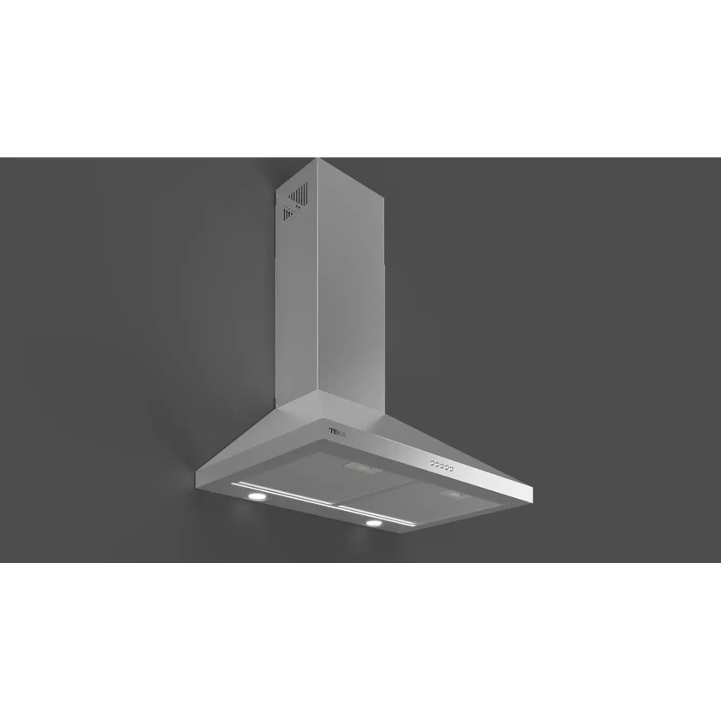 Campana decorativa piramidal de 70cm, control electronico y 3+1 velocidades - TEKA 5