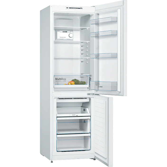 Frigorífico combinado de libre instalación 186 x 60 cm Blanco, Total NoFrost Serie 2 KGN36NWEA - BOSCH 2