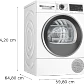 Secadora con bomba de calor 9 kg Serie 6 WQG245A0ES - BOSCH - Miniatura 5