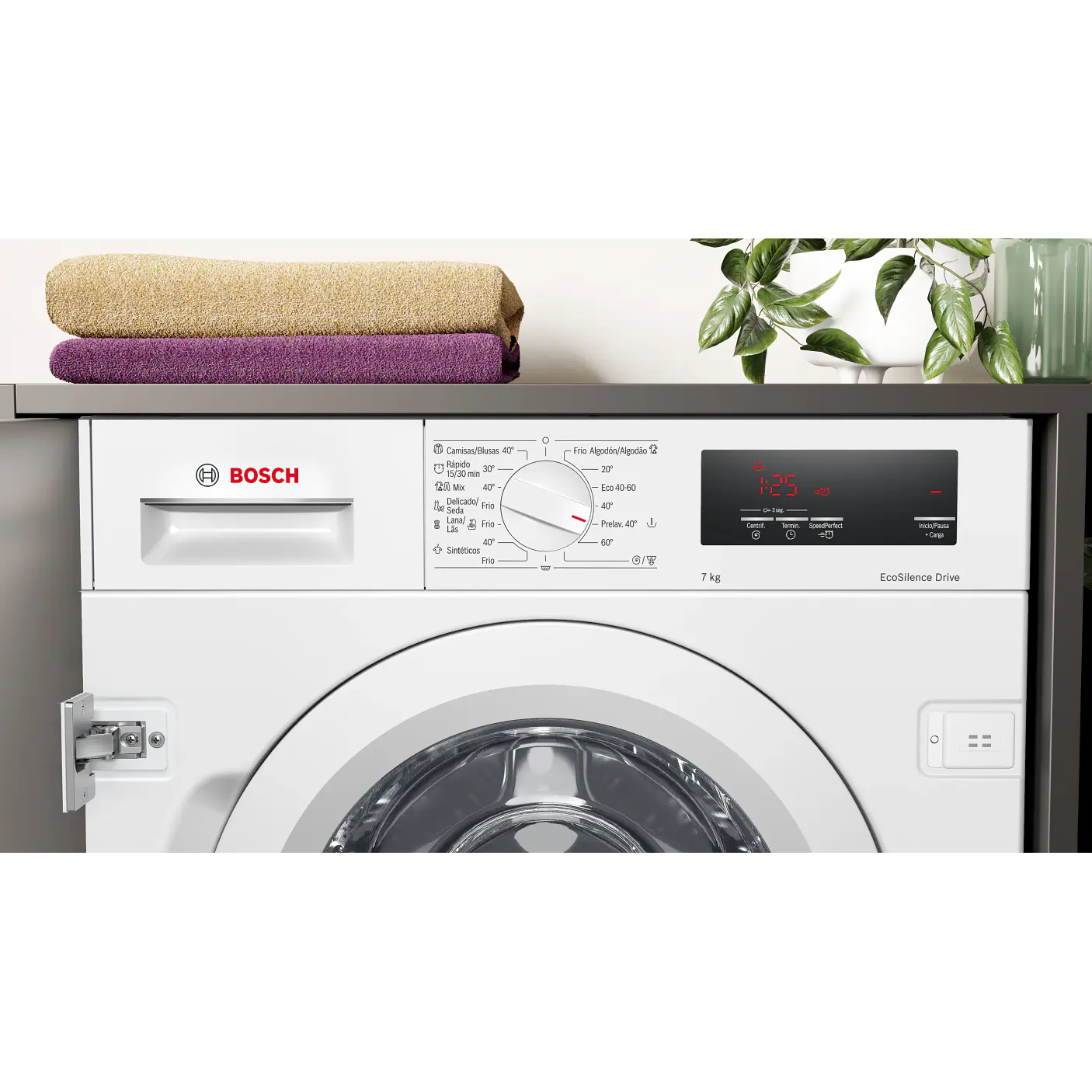 Lavadora integrable 7 kg máx. 1200 r.p.m. Serie 6 WIW24306ES - BOSCH 2