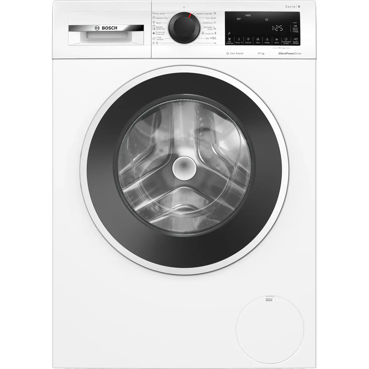 Lavadora de carga frontal 10 kg máx. 1400 rpm Serie 6 WGG254ZBES - BOSCH 1