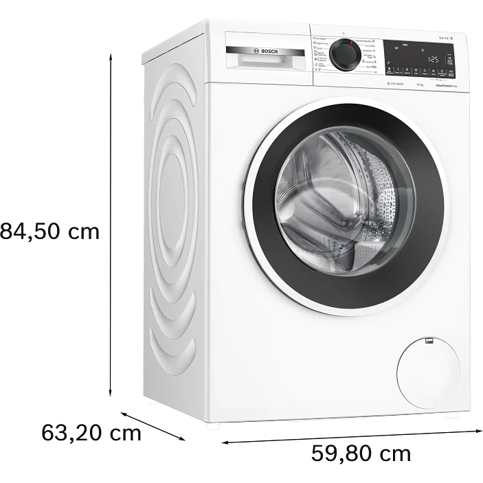 Lavadora de carga frontal 10 kg máx. 1400 rpm Serie 6 WGG254ZBES - BOSCH 7
