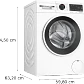 Lavadora de carga frontal 10 kg máx. 1400 rpm Serie 6 WGG254ZBES - BOSCH - Miniatura 7