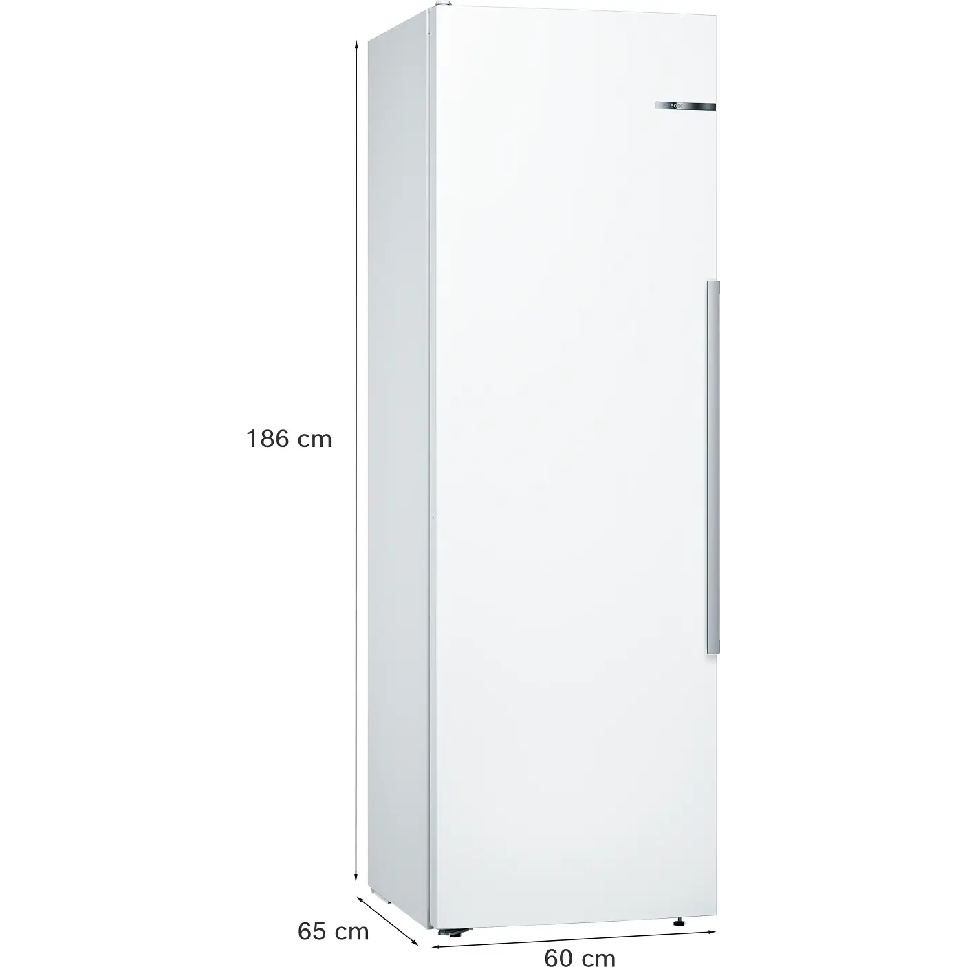 Frigorífico de libre instalación 186 x 60 cm Serie 6 KSV36AWEP - BOSCH 5