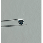 Topacio London Blue-4.85ct-10.2x10.2mm-c/corazón destello-AAA 1