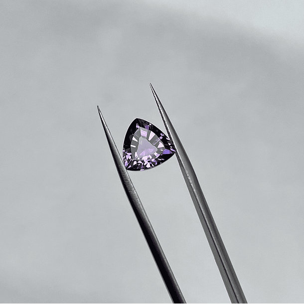 Amatista Rosa de Francia-2.30ct-9.5x9.5mm-c/trilón-AAAA 