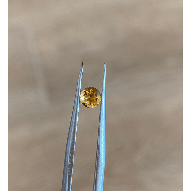 Citrino-0.25ct-4mm  