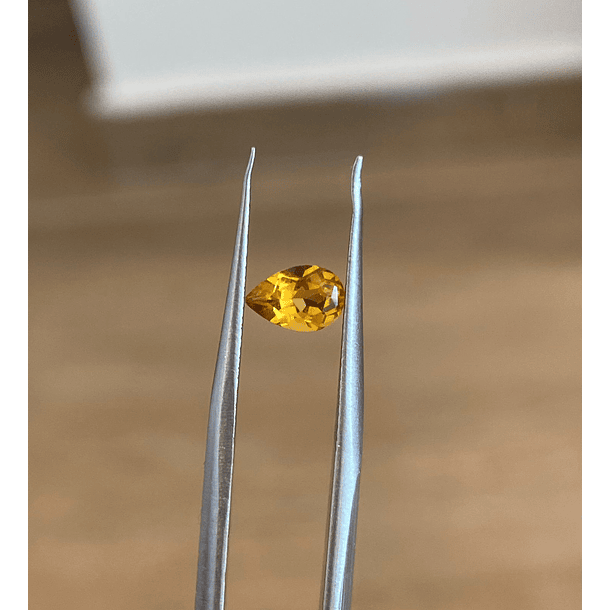 Citrino C/pera-6x4mm-0-45ct 