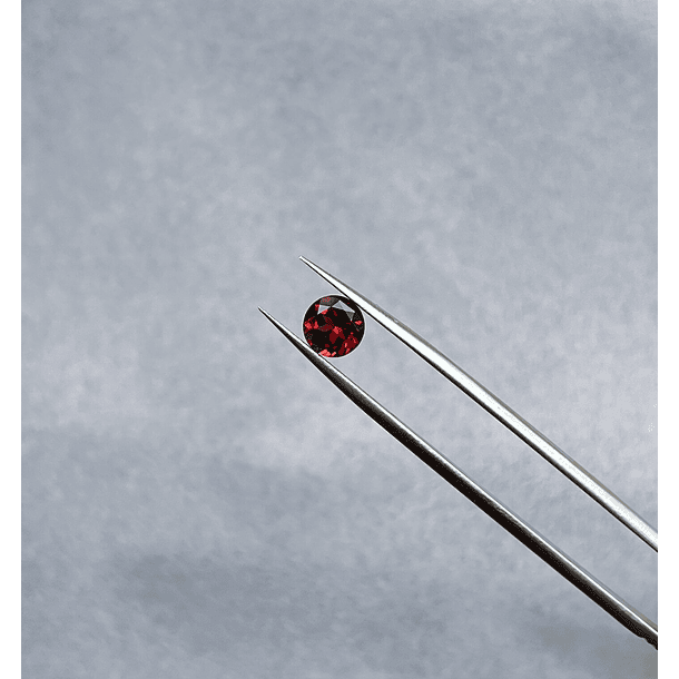 Par de Granate Rojo-0.90ct-6x6mm 