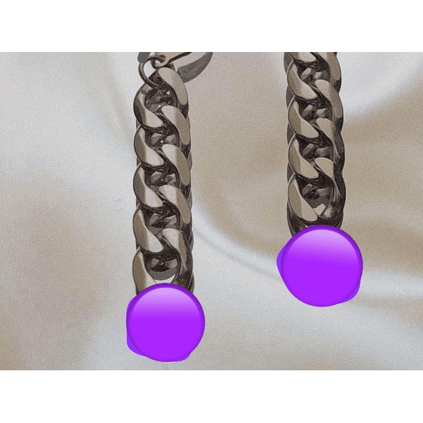 Aretes colgantes con amatista redonda 7x7mm en plata con baño de oro amarillo  