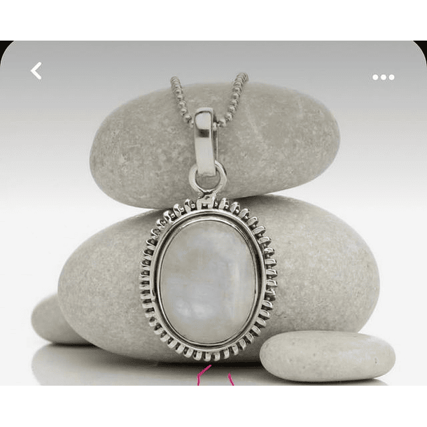 Dije en plata ley 925 con Topacio LB y Ópalo negro 