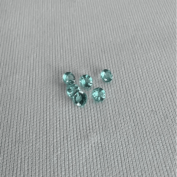 4 Apatitos paraíba-0.10ct-3mm 