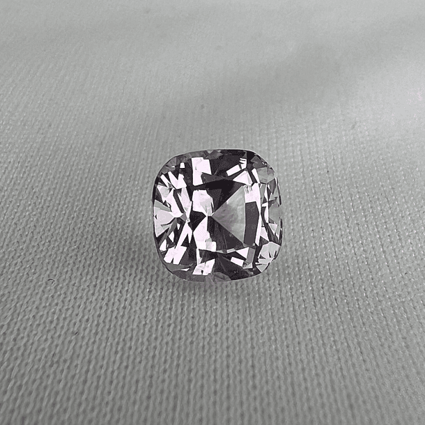 Kunzita c/cojín destello-6x6mm-1.25ct-AA 