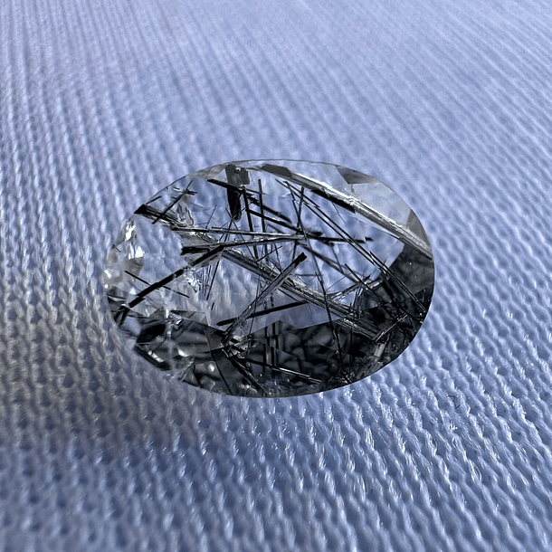 Cuarzo Rutilado Negro-1.20ct-8.9x6.8mm 