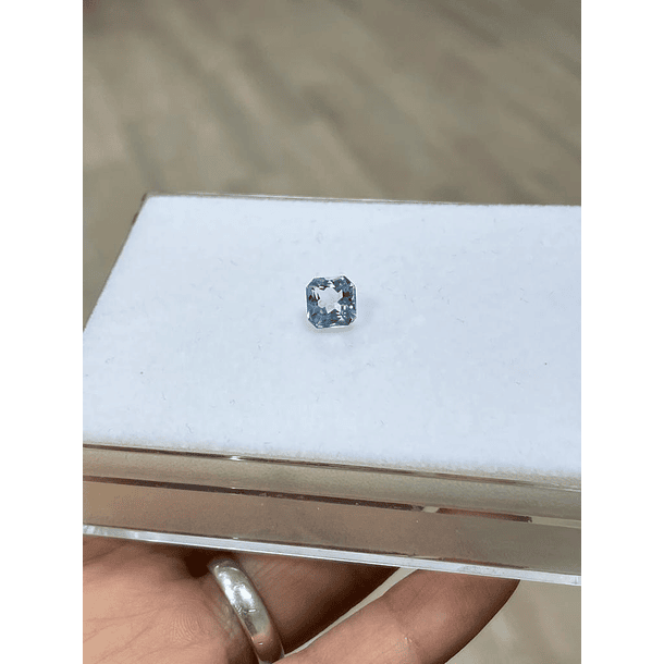 Aguamarina corte esmeralda-1.86ct-7.63x7.47x4.84mm  