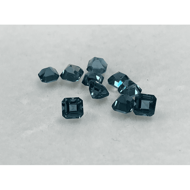 Topacio London Blue-c/asscher-0.45ct-4mm-AAA  