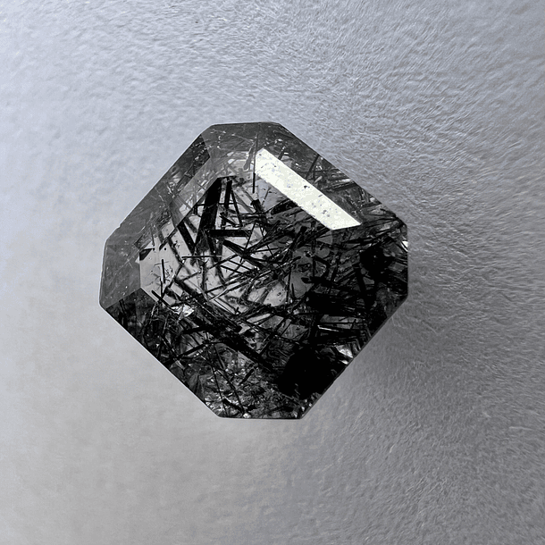 Cuarzo Rutilado Negro-1.80ct-7.1x7.1mm 